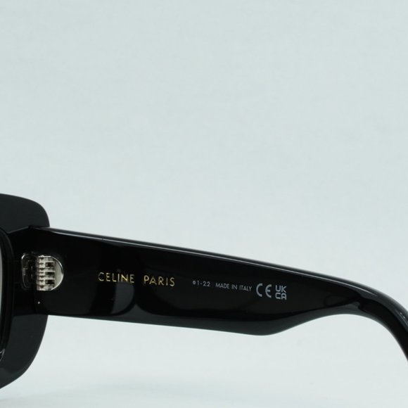 ? NEW CELINE CL40216U 01F TRIOMPHE  SHINY BLACK BROWN GRADIENT SUNGLASSES main image 4